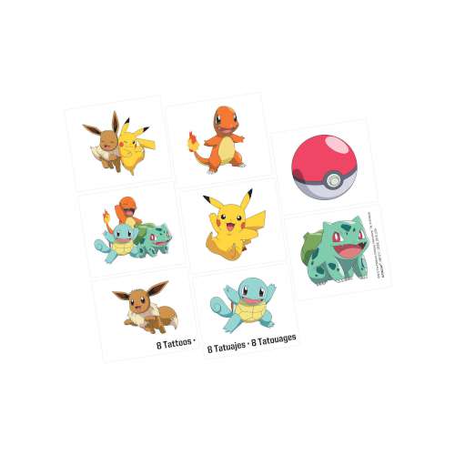 Pokemon Temporary Tattoos - Click Image to Close